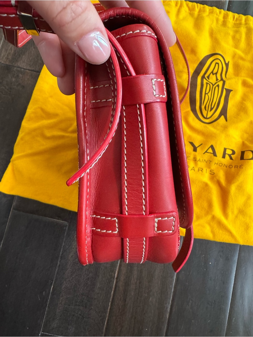 Goyard Red Belvedere PM Messenger Bag - Picture 7 of 13